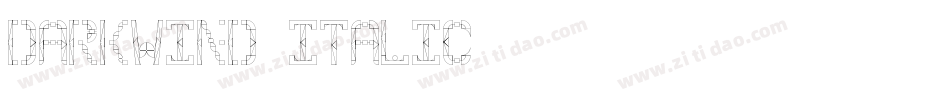 DarkWind Italic字体转换